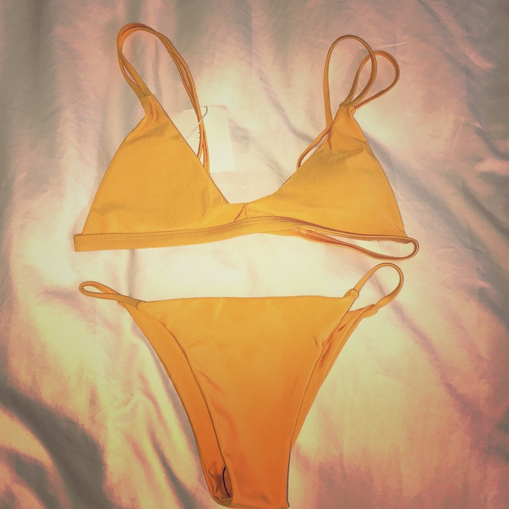 Yellow Swimsuit - Picture 2 of 3